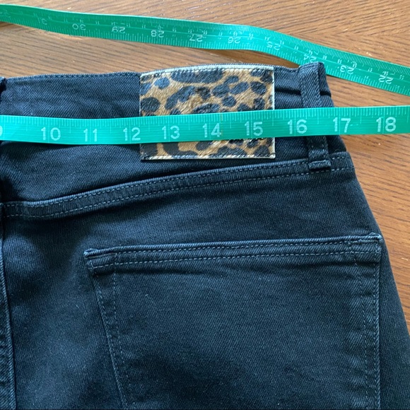 Ovadia New York Mens High Rise Skinny 001 Size 34 Black Denim - Picture 11 of 13